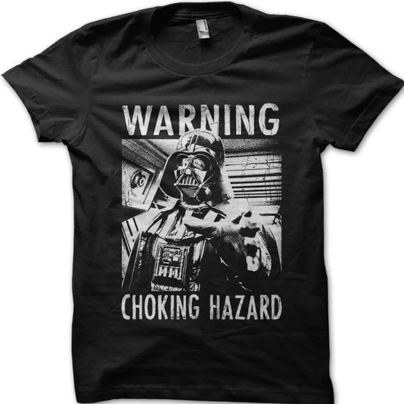 Darth Vader Chocking Hazard Tshirt - Picture 1 of 1